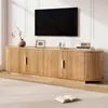 Szafka pod telewizor Merax z 4 drzwiami, niska szafka pod Podgląd zdjęcia produktu 3