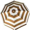 Sonnenschirm - gold/weis - gestreift - 200 cm - UV-Schutz Produktbild-Vorschau 2