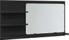 Badezimmer-Spiegelschrank Schwarze Eiche 90 x 11 x 45 cm Produktbild-Vorschau 1