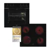 A black oven and a black ceramic hob are shown together, with a German customer award badge. Produktbild-Vorschau