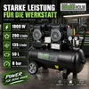 TRUTZHOLM Flüsterkompressor 50L Performance – 1800 W, 290 Produktbild-Vorschau 3