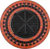 vidaXL Tavolo da fuoco in Vetroceramica mosaico terracotta Anteprima dell’immagine prodotto 7