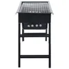 vidaXL Barbecue da campeggio portatile 60×22,5×33 cm Anteprima dell’immagine prodotto 2