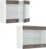 Küchenglasschrank Vicco R-Line Edelgrau 80 cm, Model 29754 Produktbild-Vorschau 5