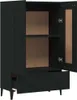 vidaXL Tablica wysoka czarna 70x31x115 cm materiał Podgląd zdjęcia produktu 3