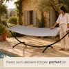 Doppel Hängematte mit Gestell 200x120 cm Garten Hängeliege Produktbild-Vorschau 4