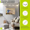 ARTland Wandbild Alu für Innen & Outdoor Eisvogel II Größe: Produktbild-Vorschau 3