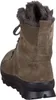 A single brown boot with fur lining is shown from the back. Produktbild-Vorschau