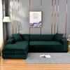 2er Set Sofabezug - Grün - 2-Sitzer 145-185 cm - Produktbild-Vorschau 6