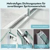 doporro Duschkabine Schiebetür Dusche Eckdusche Produktbild-Vorschau 4