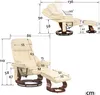 MCombo Relaxsessel Fernsehsessel 360° drehbar Massagesessel Produktbild-Vorschau 6