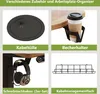 A collage of four images showcasing different desk accessories and organizers. Produktbild-Vorschau