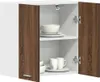 Parete attrezzata in rovere marrone 60x31x60 cm Materiale a Anteprima dell’immagine prodotto 4