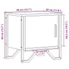 Nachttische 2 Stk. Schwarz 40x30x40 cm Holzwerkstoff Produktbild-Vorschau 12