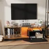 TV-Schrank 140 cm breit-modernes Lowboard mit Stauraum & Produktbild-Vorschau 8