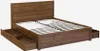 sweeek - Bett mit Lattenrost und Kopfteil 160 x 200 cm + 4 Produktbild-Vorschau 2