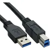 InLine® USB 3.2 Gen.1 Kabel, A an B, schwarz, 3m Produktbild-Vorschau 4