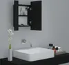 A modern bathroom scene featuring a wall-mounted cabinet above a sink. Produktbild-Vorschau