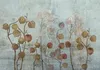 Vlies Fototapete - Painted Lunaria 100x70 cm Blumen Produktbild-Vorschau 5