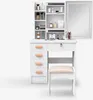 Tavolino da toilette con specchio scorrevole con luce LED e Anteprima dell’immagine prodotto 1