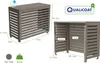 Klimaanlagen- & Wärmepumpen-Abdeckung ANETO Aluminium Taupe Produktbild-Vorschau 3