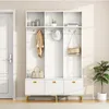 MODFU Meuble d’Entrée Blanc - Portemanteau Moderne avec Voir les images du produit 2