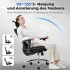 Kancelářská židle COMHOMA ergonomická psací židle Náhled obrázku produktu 3