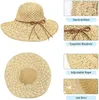 Sonnenhut für Damen, faltbar, Strohhut, Sonnenschutz, Produktbild-Vorschau 3