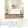 The Living Store 2-tlg. Sideboard Weiß Holzwerkstoff Produktbild-Vorschau 10