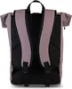 The back view of a roll-top backpack. Voir les images du produit