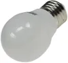 A white LED light bulb with a silver screw base is shown against a white background. Produktbild-Vorschau