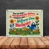 5-Sterne Wellness Oase für Bienen Metallschild in 15x20 cm Produktbild-Vorschau 4