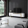 A modern living room scene with a TV stand, coffee table, and armchair. Náhľad obrázku produktu