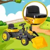 Pilsan detský traktor 07315 žltý, pedále lopata, Náhľad obrázku produktu 17