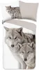 Duvet cover Good Morning 135x200 + 1* 80x80 cm - wolves in Produktbild-Vorschau 1