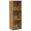 vidaXL Artisan dubová knihovna 40x30x114 cm materiál na Náhled obrázku produktu 1