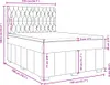 vidaXL Boxspringbett mit Matratze Creme 140x200 cm Stoff Produktbild-Vorschau 8