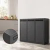 Contenitore per rifiuti Relaxdays, con 3 scomparti, Anteprima dell’immagine prodotto 7