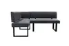 byLIVING Eckbank VANCOUVER / Webstoff anthrazit / Metall Produktbild-Vorschau 4