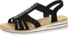Rieker Keilsandaletten Damen 31373730393531 Schwarz 40 EU Produktbild-Vorschau 64
