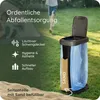 Novaliv 2x Müllsackständer mit Deckel für 70L-120L Produktbild-Vorschau 2