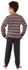 Jungen Frottee Pyjama Schlafanzug langarm mit Bündchen - Produktbild-Vorschau 4