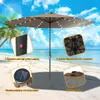 Faziango 3.5m Sonnenschirm UV50+ Sonnenschutz Gartenschirm Produktbild-Vorschau 7