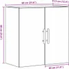 vidaXL Wandschrank 60 x 31,5 x 60 cm Holzwerkstoff Produktbild-Vorschau 8