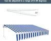 Jiubiaz Markise Sonnenmarkise Gelenkarmmarkise Produktbild-Vorschau 5