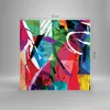 Bilder auf glas - Abstraktion modern - 40x40cm - Glasbilder Produktbild-Vorschau 3