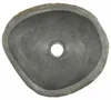 vidaXL Flusssteinwaschbecken Hellgrau 45 x 35 x 15 cm Produktbild-Vorschau 6