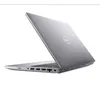 A silver Dell laptop is shown from a side-angle with the lid open. Produktbild-Vorschau