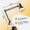 Lampe à pince Brilliant Hobby Hauteur 70 cm En métal En Voir les images du produit 9