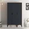 Skye Decor, Kumsal ST - Walnut, Anthracite, armoire, noyer, Voir les images du produit 1